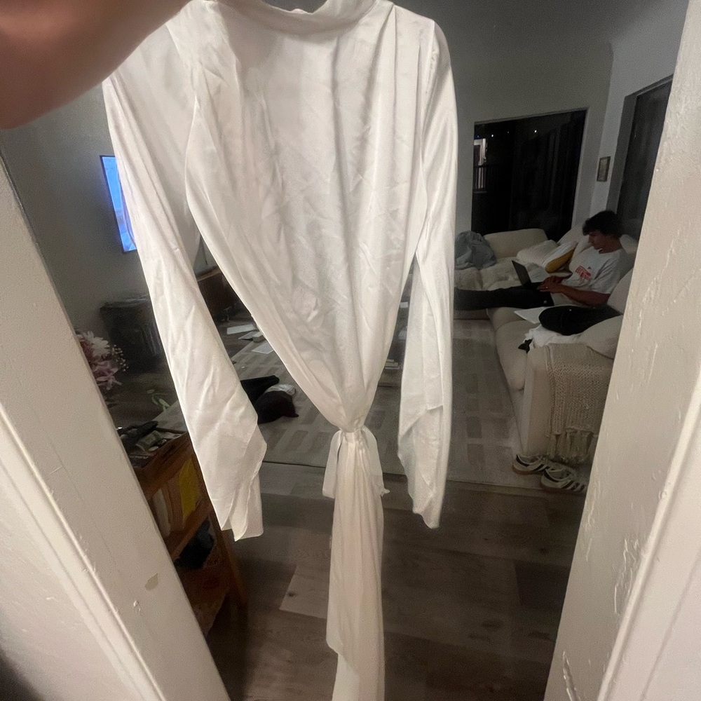 Amazon Essentials White Women's Robe - Picture 6 of 6
